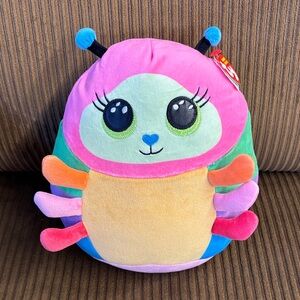 Ty Beanie Squishy “Nessa” Caterpillar Plush Toy